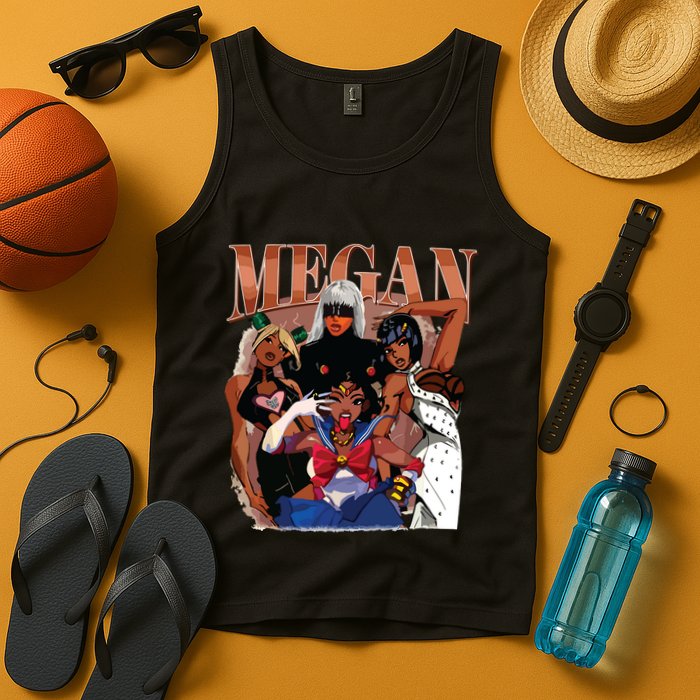 Retro Megan Moon Megan First Name Tank Top