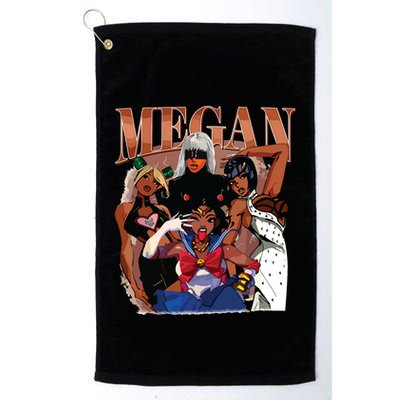 Retro Megan Moon Megan First Name Golf Towel
