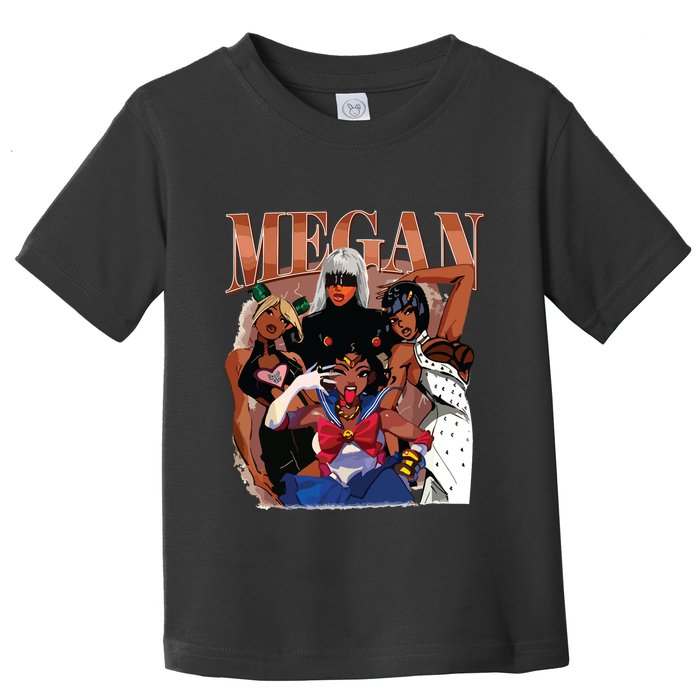 Retro Megan Moon Megan First Name Toddler T-Shirt