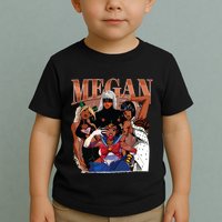 Retro Megan Moon Megan First Name Toddler T-Shirt