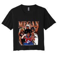 Retro Megan Moon Megan First Name Crop Top