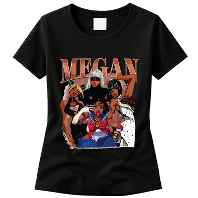 Retro Megan Moon Megan First Name Womens T-Shirt