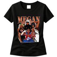 Retro Megan Moon Megan First Name Womens T-Shirt