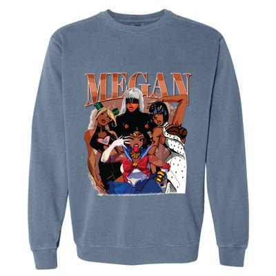 Retro Megan Moon Megan First Name Garment-Dyed Sweatshirt