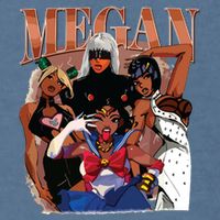 Retro Megan Moon Megan First Name Garment-Dyed Sweatshirt