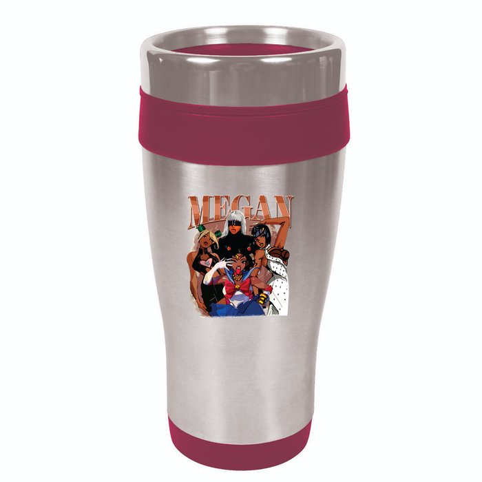 Retro Megan Moon Megan First Name 16oz Travel Tumbler