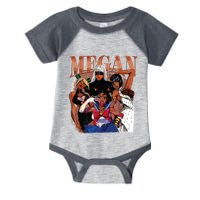 Retro Megan Moon Megan First Name Infant Baby Jersey Bodysuit