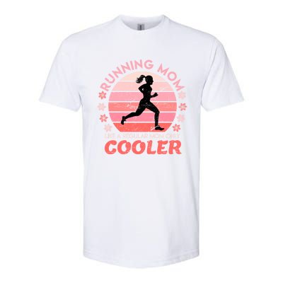 Running Mom Mother Ladies Marathon Run Half Marathon Meaningful Gift Softstyle® CVC T-Shirt