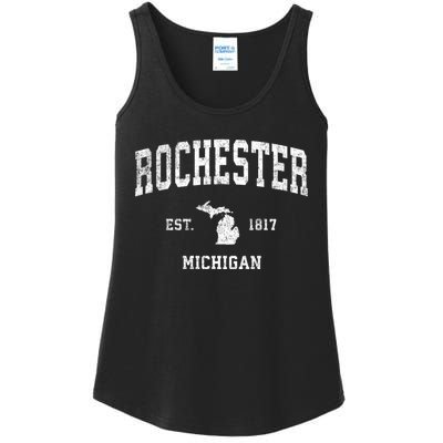 Rochester Michigan Mi Vintage Sports Ladies Essential Tank