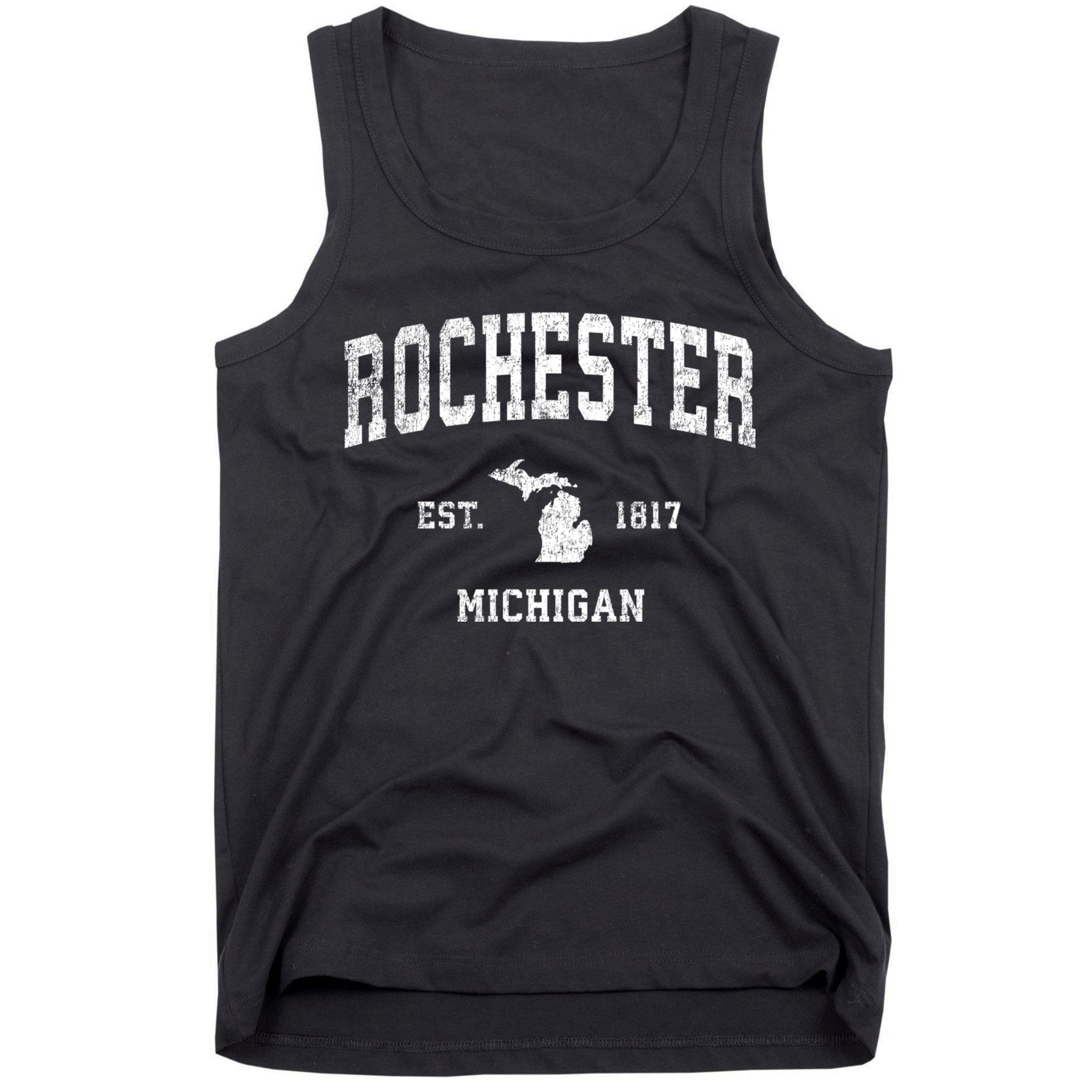Rochester Michigan Mi Vintage Sports Tank Top