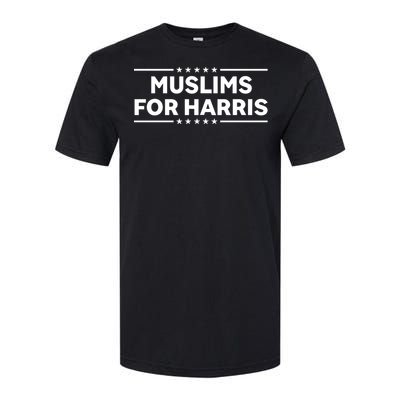 Rashad Mooreman Muslims For Harris Softstyle CVC T-Shirt