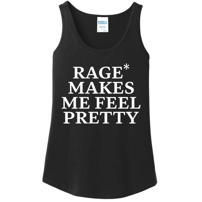 Rage Makes Me Feel Pretty Ladies Essential Tank