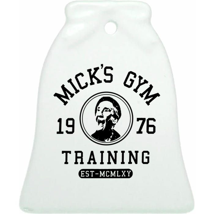 Rocky MGM Movie Training Mick's Gym Ceramic Bell Ornament