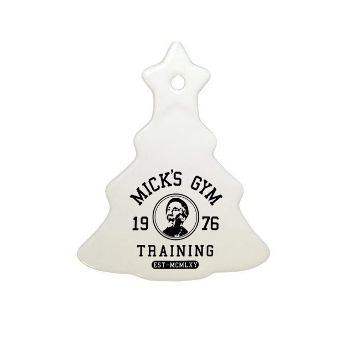 Rocky MGM Movie Training Mick's Gym Ceramic Tree Ornament