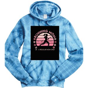 Running Mom Mother Ladies Marathon Run Half Marathon Tie Dye Hoodie