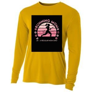 Running Mom Mother Ladies Marathon Run Half Marathon Cooling Performance Long Sleeve Crew