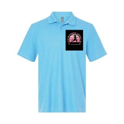 Running Mom Mother Ladies Marathon Run Half Marathon Softstyle Adult Sport Polo