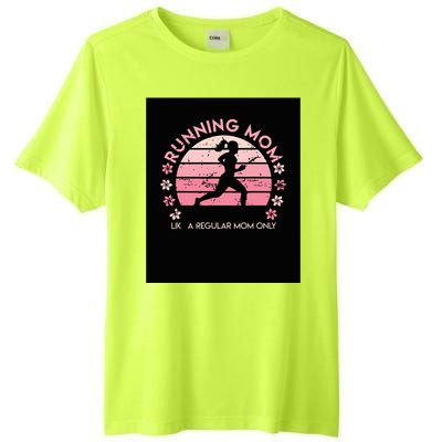 Running Mom Mother Ladies Marathon Run Half Marathon Tall Fusion ChromaSoft Performance T-Shirt