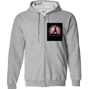 Running Mom Mother Ladies Marathon Run Half Marathon Full Zip Hoodie