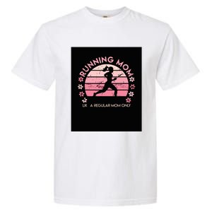 Running Mom Mother Ladies Marathon Run Half Marathon Garment-Dyed Heavyweight T-Shirt