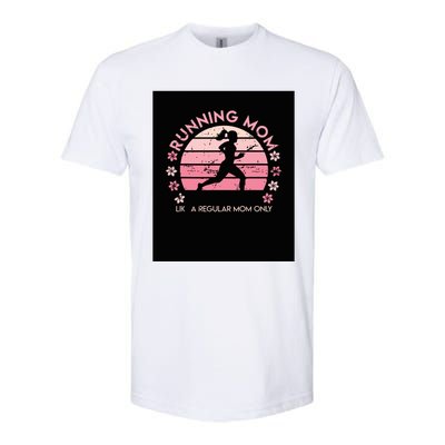 Running Mom Mother Ladies Marathon Run Half Marathon Softstyle CVC T-Shirt