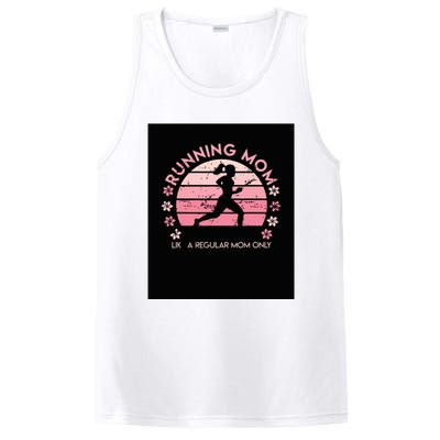 Running Mom Mother Ladies Marathon Run Half Marathon PosiCharge Competitor Tank