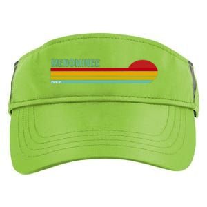 Retro Menominee Michigan Adult Drive Performance Visor