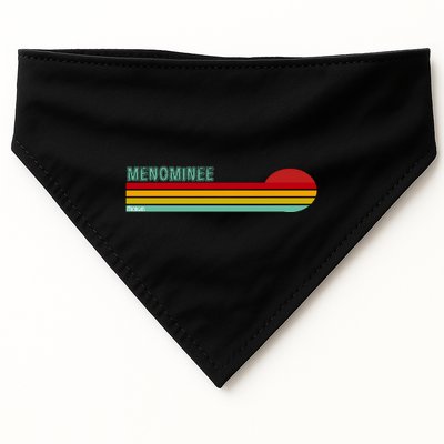 Retro Menominee Michigan USA-Made Doggie Bandana