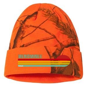 Retro Menominee Michigan Kati Licensed 12" Camo Beanie