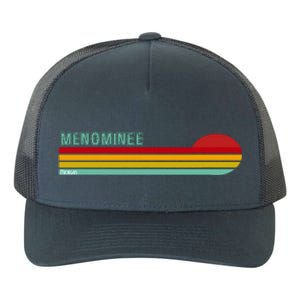 Retro Menominee Michigan Yupoong Adult 5-Panel Trucker Hat