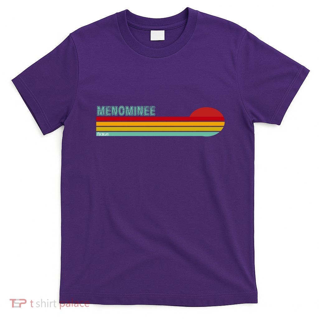 Retro Menominee Michigan T-Shirt