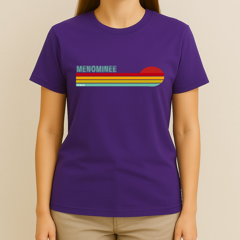 Retro Menominee Michigan T-Shirt