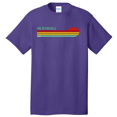 Retro Menominee Michigan Tall T-Shirt