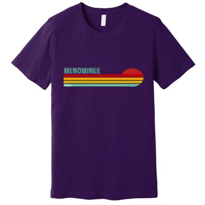 Retro Menominee Michigan Premium T-Shirt