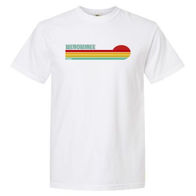 Retro Menominee Michigan Garment-Dyed Heavyweight T-Shirt