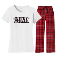 Rifey Material Matt Rife Women's Flannel Pajama Set