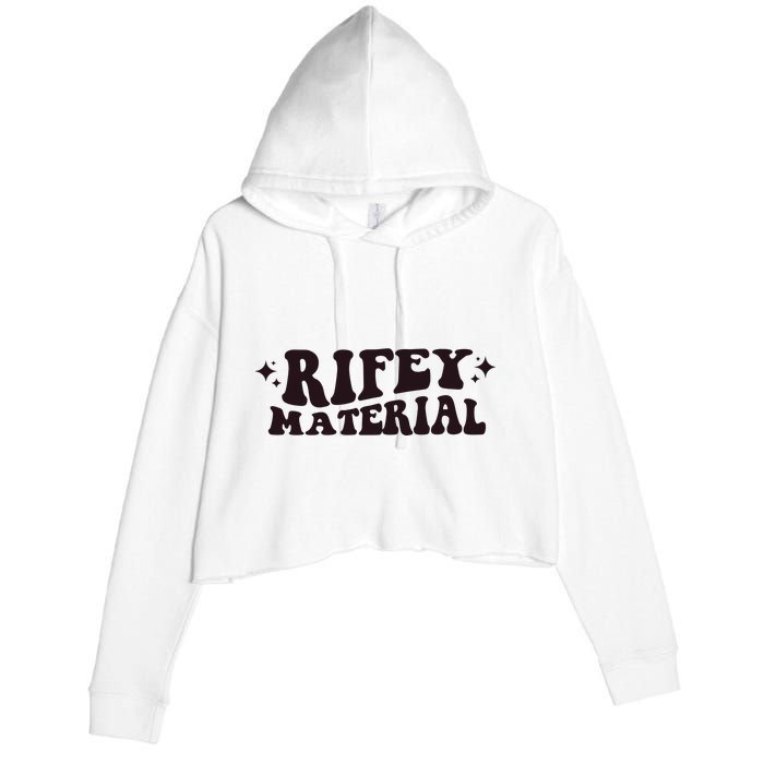 Rifey Material Matt Rife Crop Fleece Hoodie