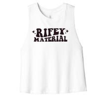 Rifey Material Matt Rife Women's Racerback Cropped Tank