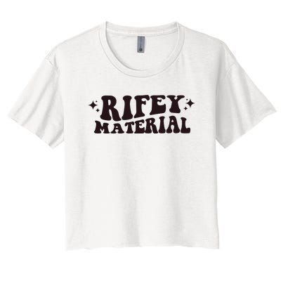 Rifey Material Matt Rife Women's Crop Top Tee