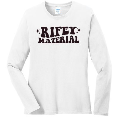 Rifey Material Matt Rife Ladies Long Sleeve Shirt