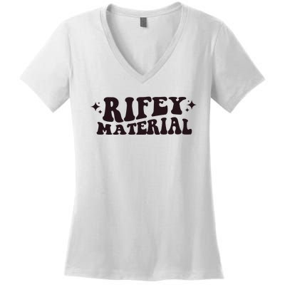 Rifey Material Matt Rife Women's V-Neck T-Shirt