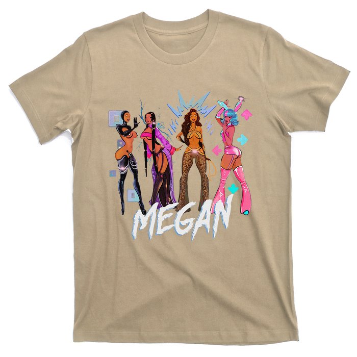 Retro Megan Moon Megan First Name Personalized Vintage T-Shirt