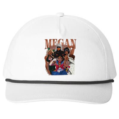 Retro Megan Moon Megan First Name Personalized Vintage Snapback Five-Panel Rope Hat