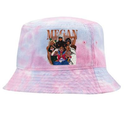 Retro Megan Moon Megan First Name Personalized Vintage Tie-Dyed Bucket Hat