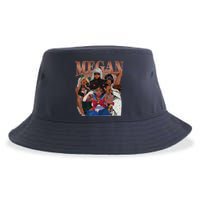 Retro Megan Moon Megan First Name Personalized Vintage Sustainable Bucket Hat