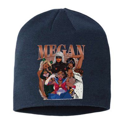 Retro Megan Moon Megan First Name Personalized Vintage Sustainable Beanie