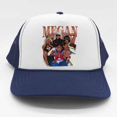 Retro Megan Moon Megan First Name Personalized Vintage Trucker Hat