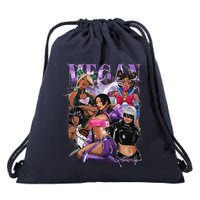 Retro Megan Moon Megan First Name Personalized Vintage Drawstring Bag