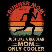 Runner Mom Marathon Race Track And Field Mothers Day Gift City Backpack