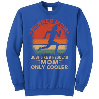 Runner Mom Marathon Race Track And Field Mothers Day Gift Sweatshirt